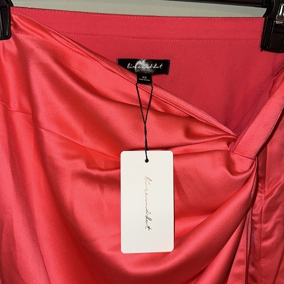 Line & Dot DELLA SKIRT - BRIGHT CORAL XS - Picture 5 of 12